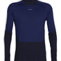 Icebreaker 200 Sonebula LS High Neck termokrekls vīriešu Midnight Navy