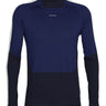 Icebreaker 200 Sonebula LS High Neck termokrekls vīriešu Midnight Navy