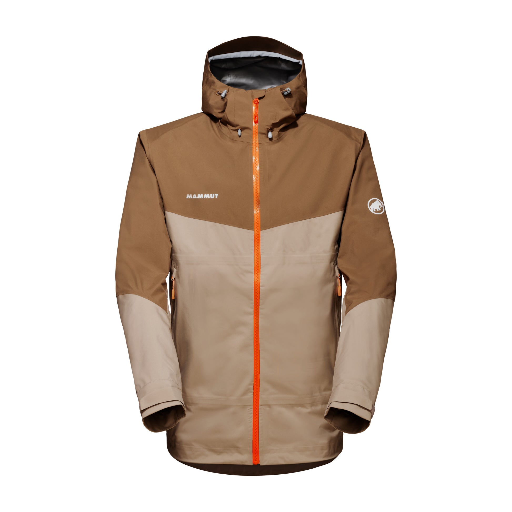 Mammut lietus jaka Convey Tour HS Hooded vīriešu Safari-Dark Sand