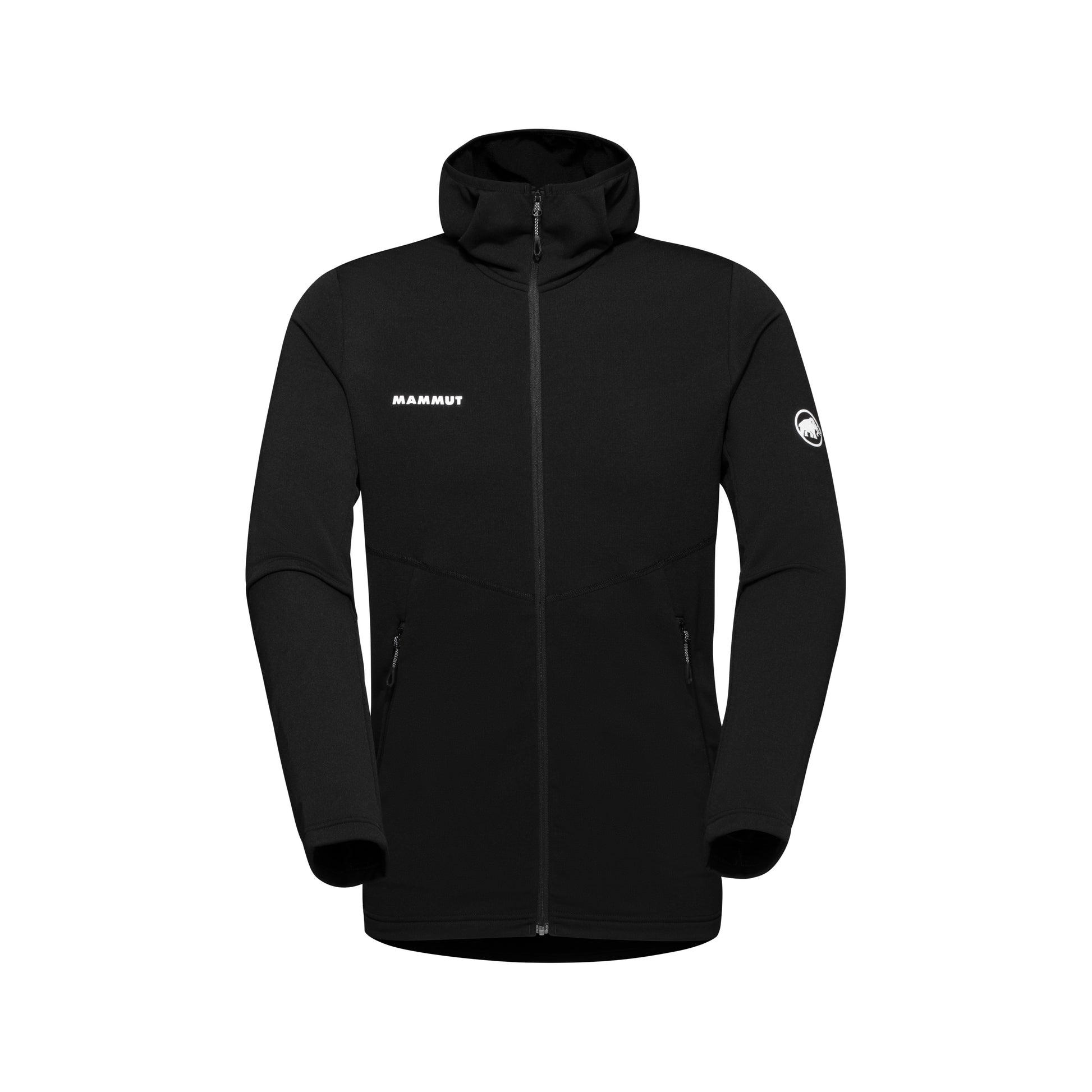 Flīsa jaka Mammut Aconcagua Light Hooded ML vīriešu Black