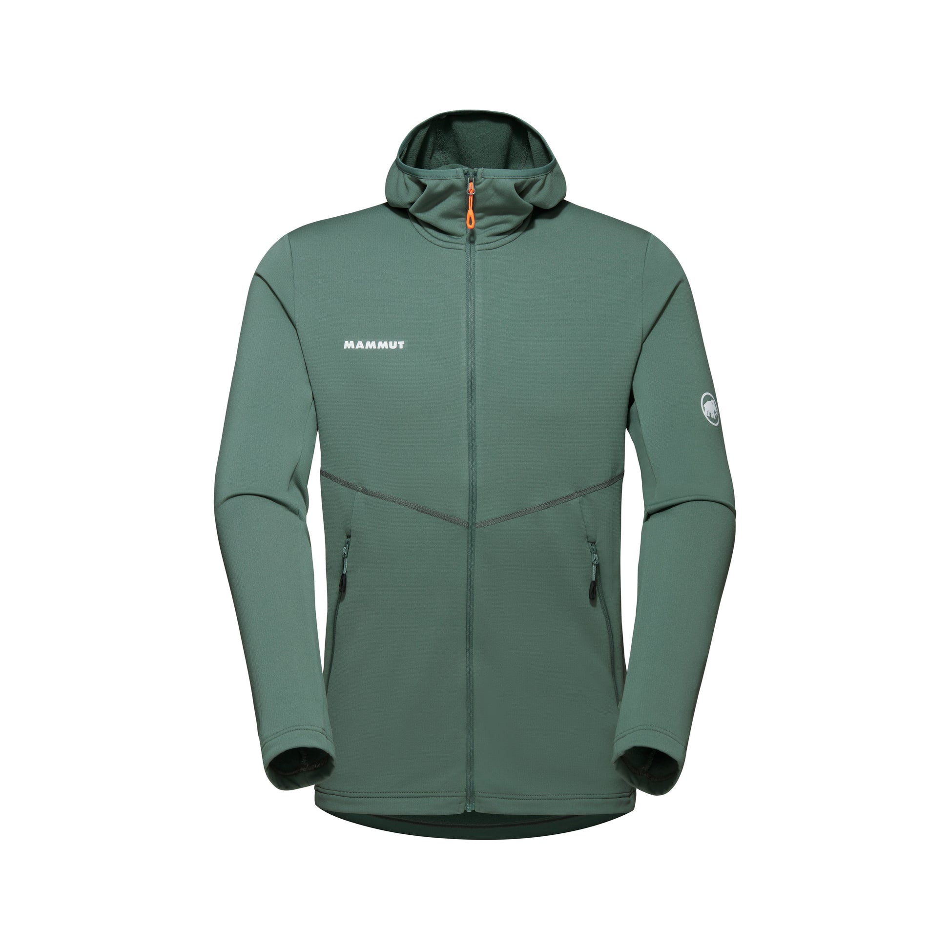 Flīsa jaka Mammut Aconcagua Light Hooded ML vīriešu Dark Jade