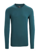 Icebreaker 260 Tech LS Crewe merino termokrekls vīriešu Green Glory