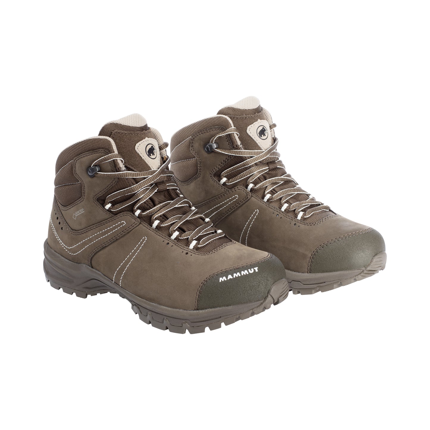 Mammut Nova III Mid Goretex apavi sieviešu Bark White